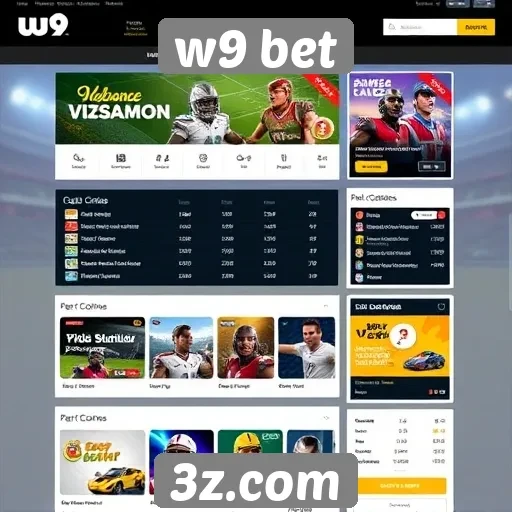 Facilidade de navegação no site w9 bet é destacada